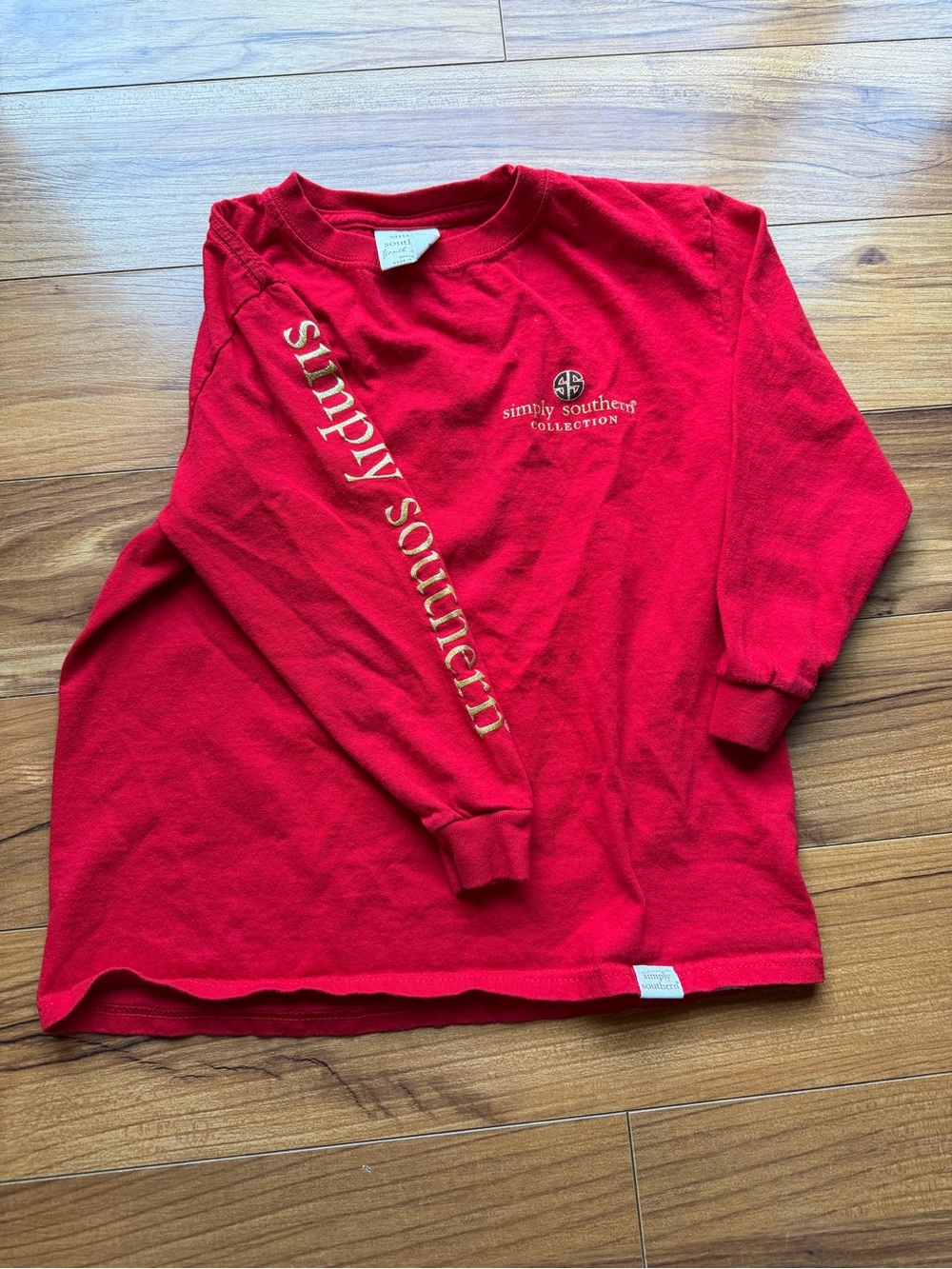 Simply Southern Kids' Size Small Christmas Long-Sleeve